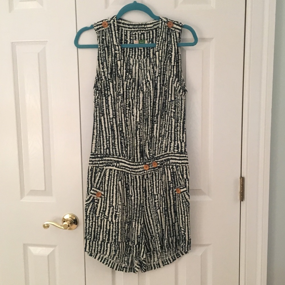 Anthropologie Sleeveless shorts romper